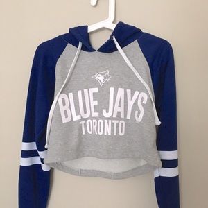 🦈 Blue Jays Toronto Crop Top Hoodie 🦈